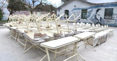 Obras de infraestructura y nuevo equipamiento en dos escuelas de Gorina